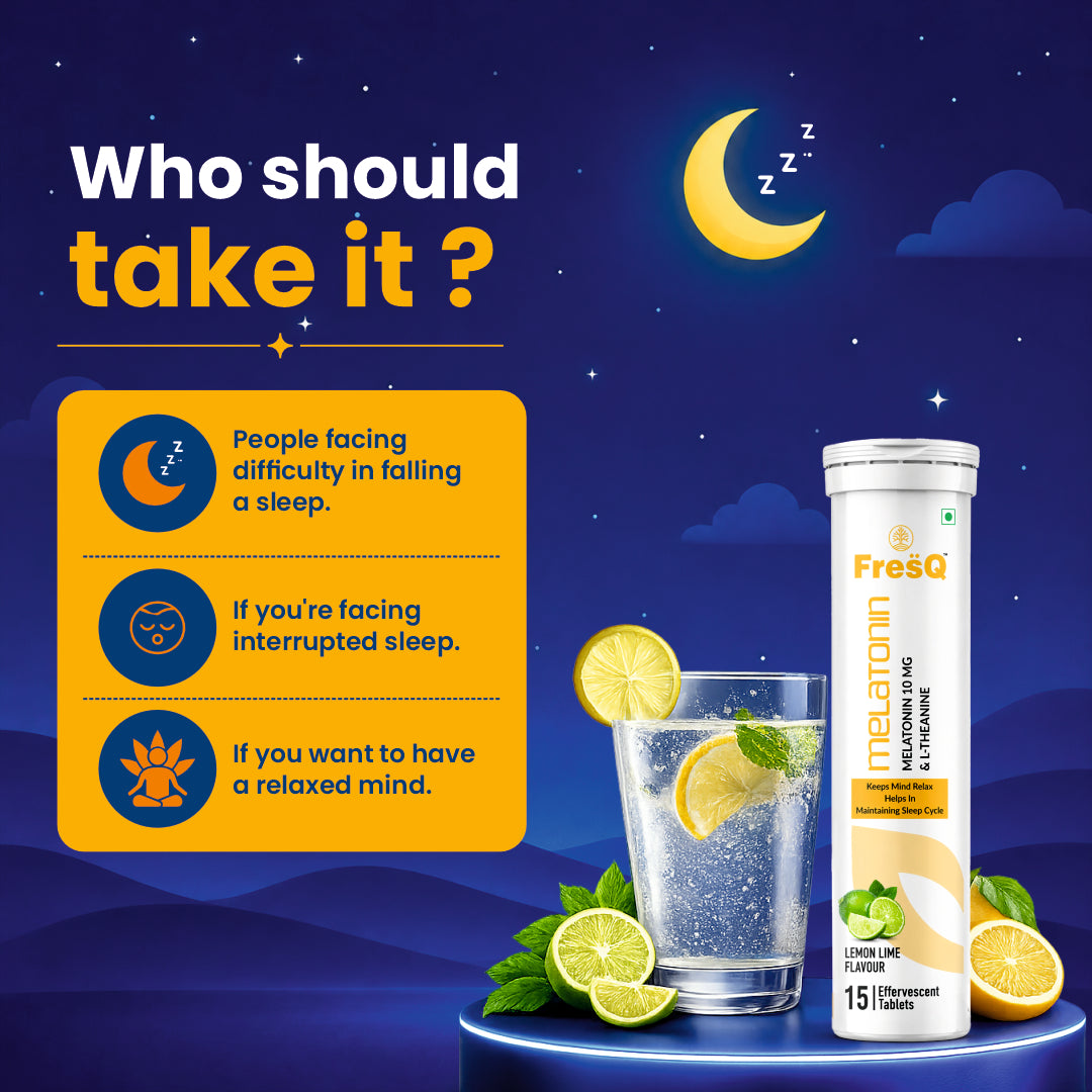 FresQ Melatonin Effervescent Tablets