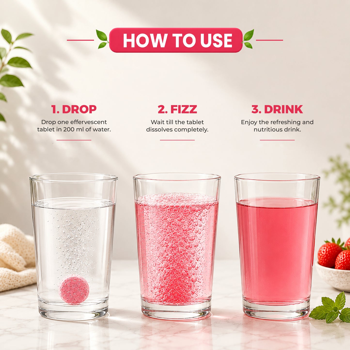 FresQ Biotin Effervescent Tablets